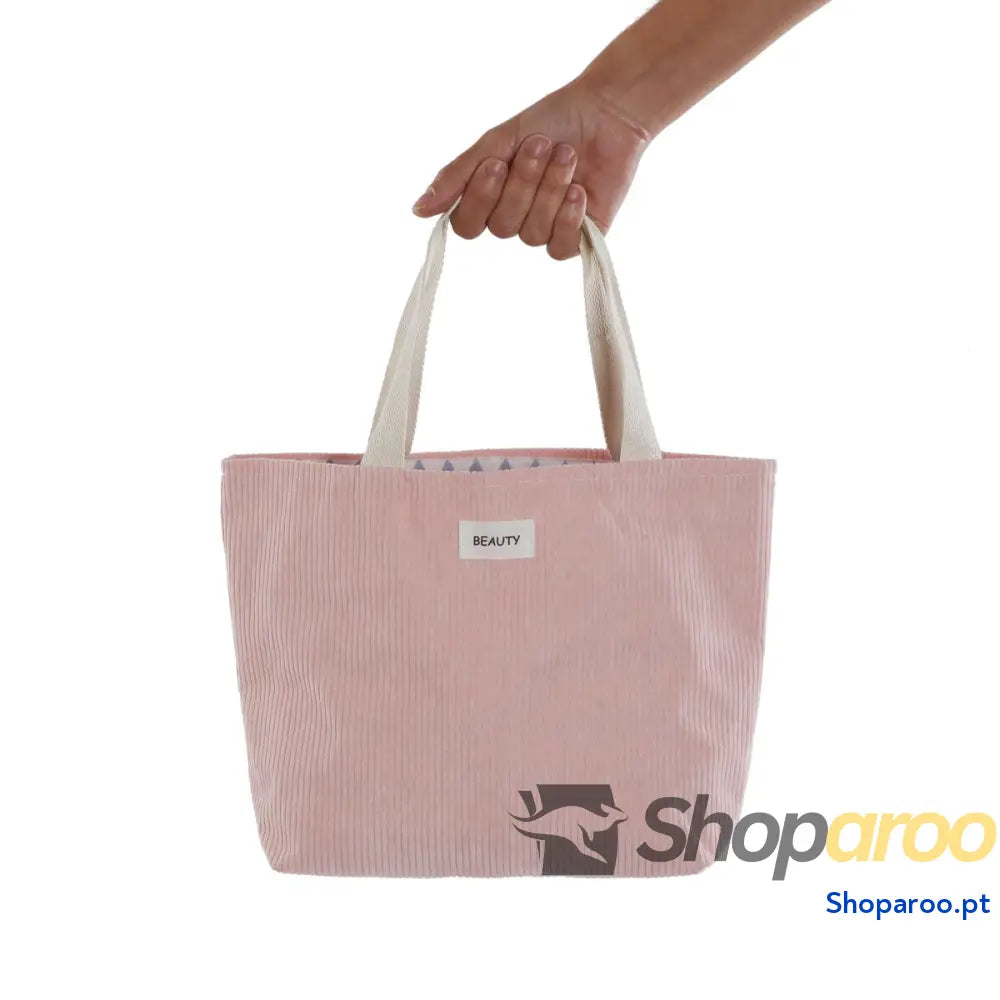 Mala Versa Corduroy Cor de Rosa 9 x 22 x 23 cm