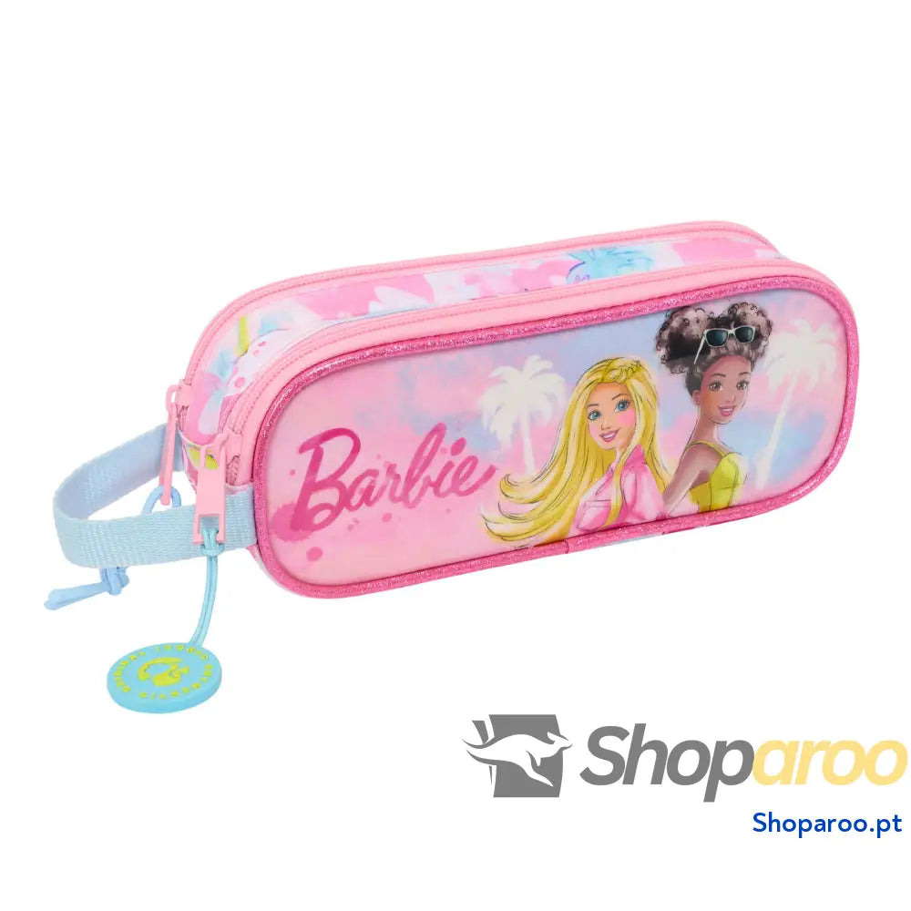 Malas para tudo duplas Barbie Painterly Cor de Rosa Azul celeste 21 x 8 x 6 cm