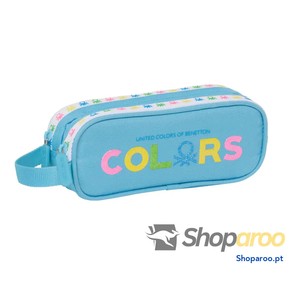 Malas para tudo duplas Benetton Spring Azul celeste 21 x 8 x 6 cm