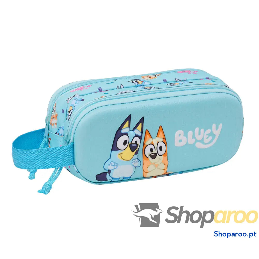 Malas para tudo duplas Bluey Azul celeste 21 x 8 x 6 cm