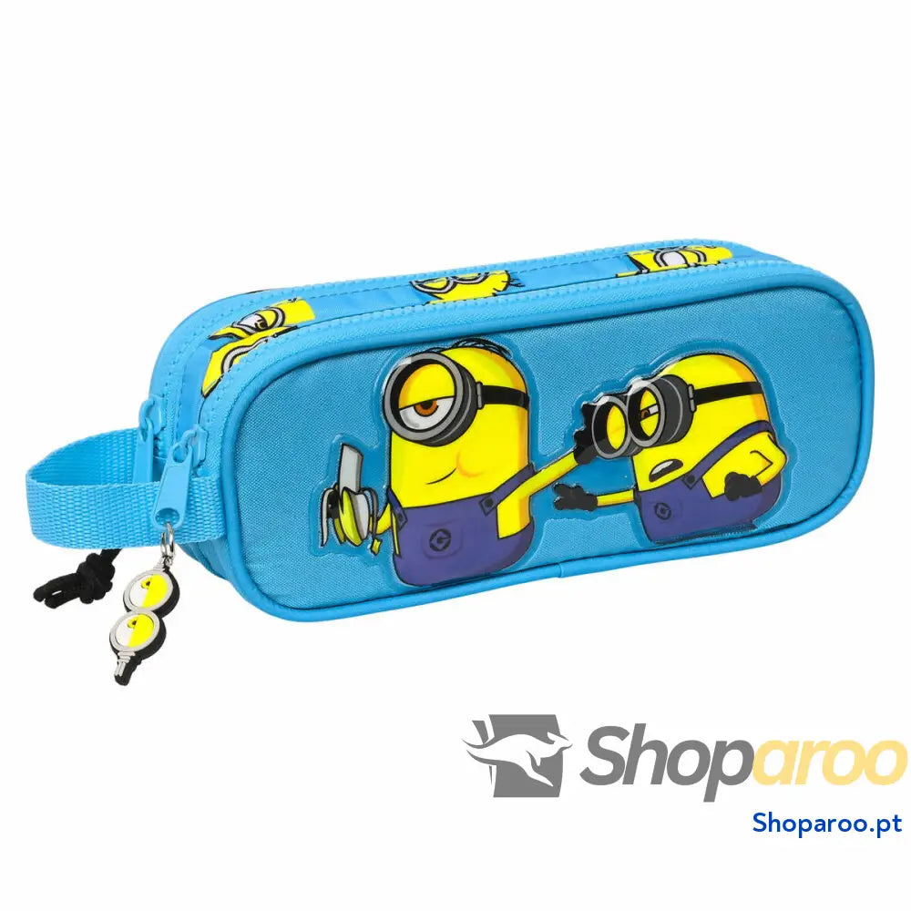 Malas para tudo duplas Minions Minionstatic Azul (21 x 8 x 6 cm)