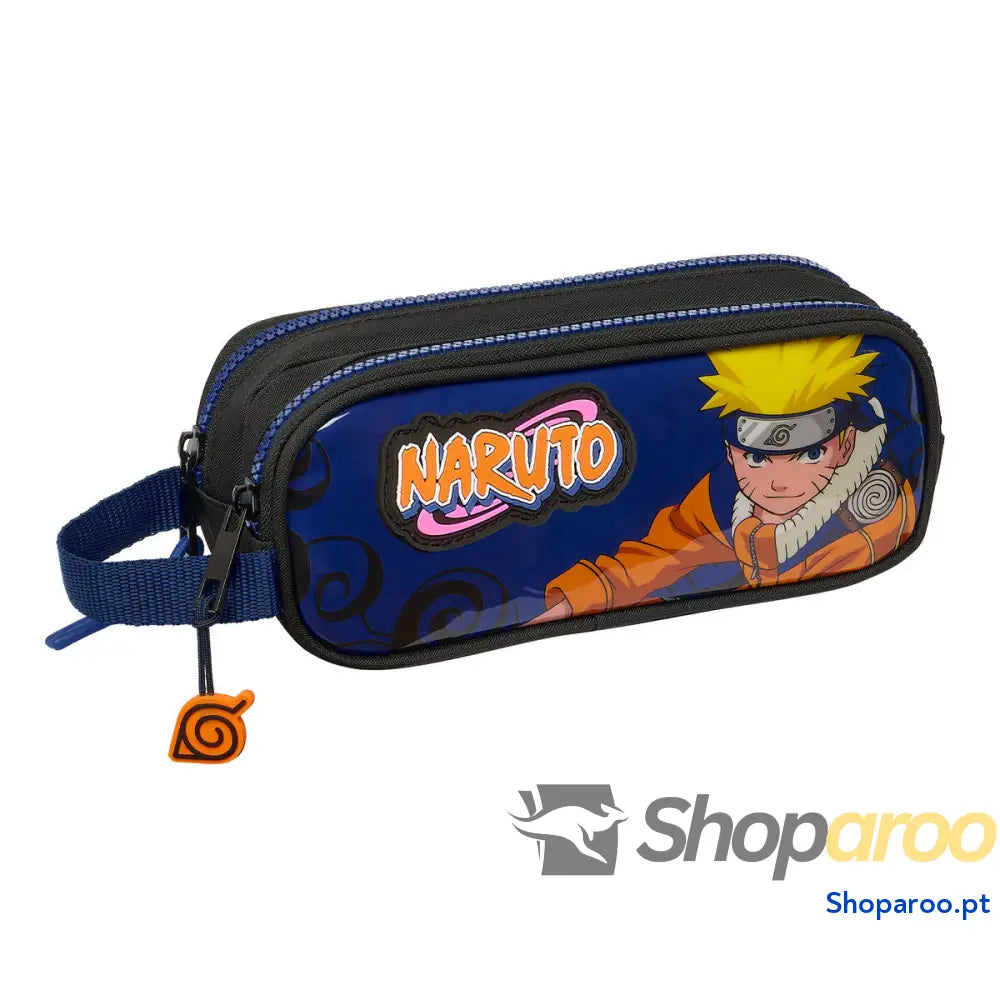 Malas para tudo duplas Naruto Ninja Azul Preto 21 x 8 x 6 cm