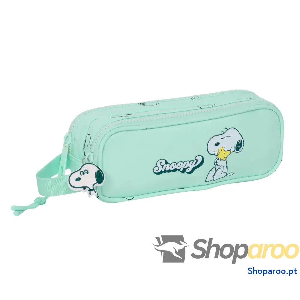 Malas para tudo duplas Snoopy Groovy Verde 21 x 8 x 6 cm