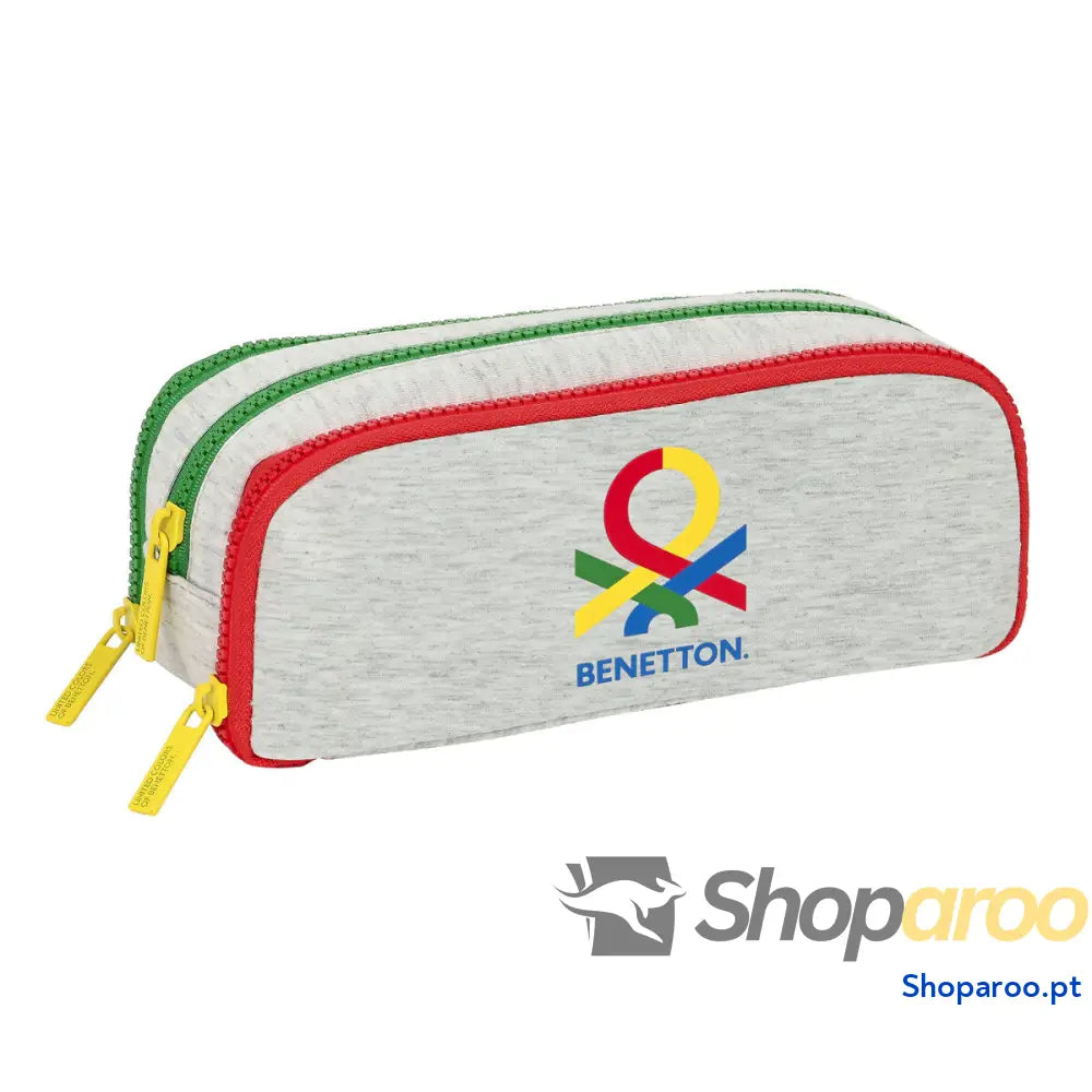 Malas para tudo triplas Benetton Pop Cinzento (21 x 8 x 8 cm)