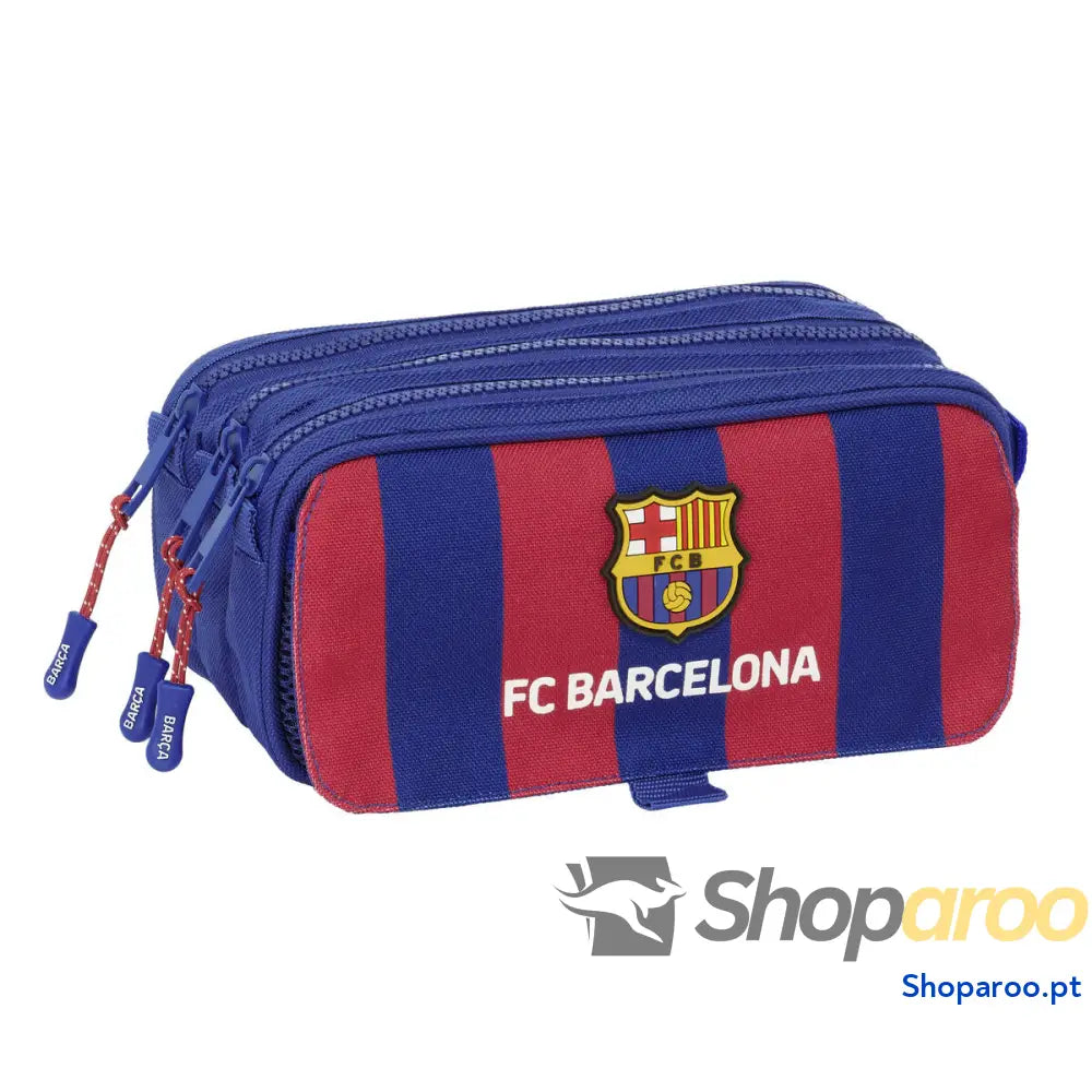 Malas para tudo triplas F.C. Barcelona 24/25 Grená Azul Marinho 21,5 x 10 x 8 cm