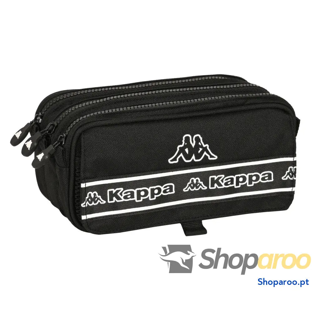Malas para tudo triplas Kappa 21,5 x 10 x 8 cm Preto