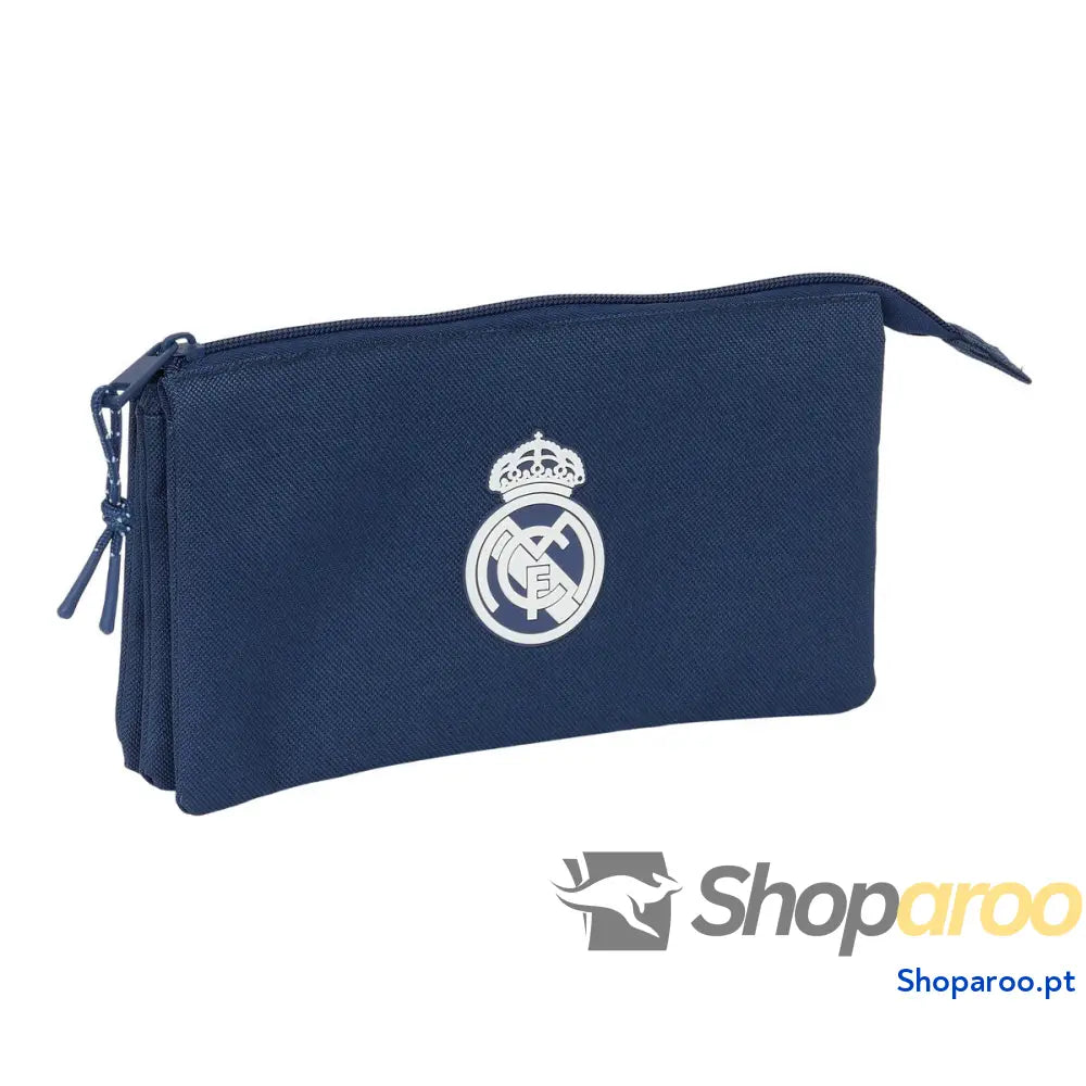 Malas para tudo triplas Real Madrid C.F. Azul Marinho 22 x 12 x 3 cm