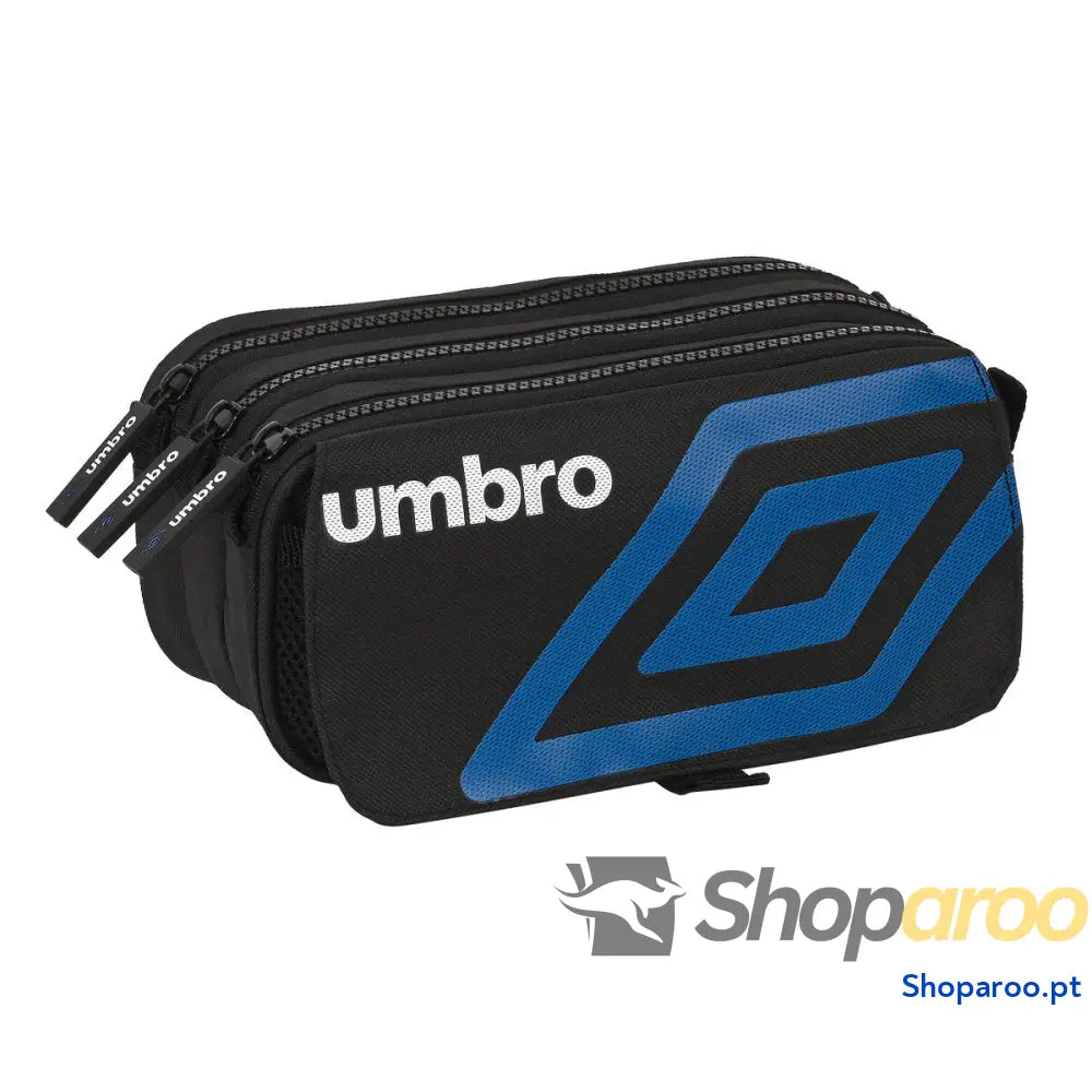 Malas para tudo triplas Umbro Flash Preto (21,5 x 10 x 8 cm)