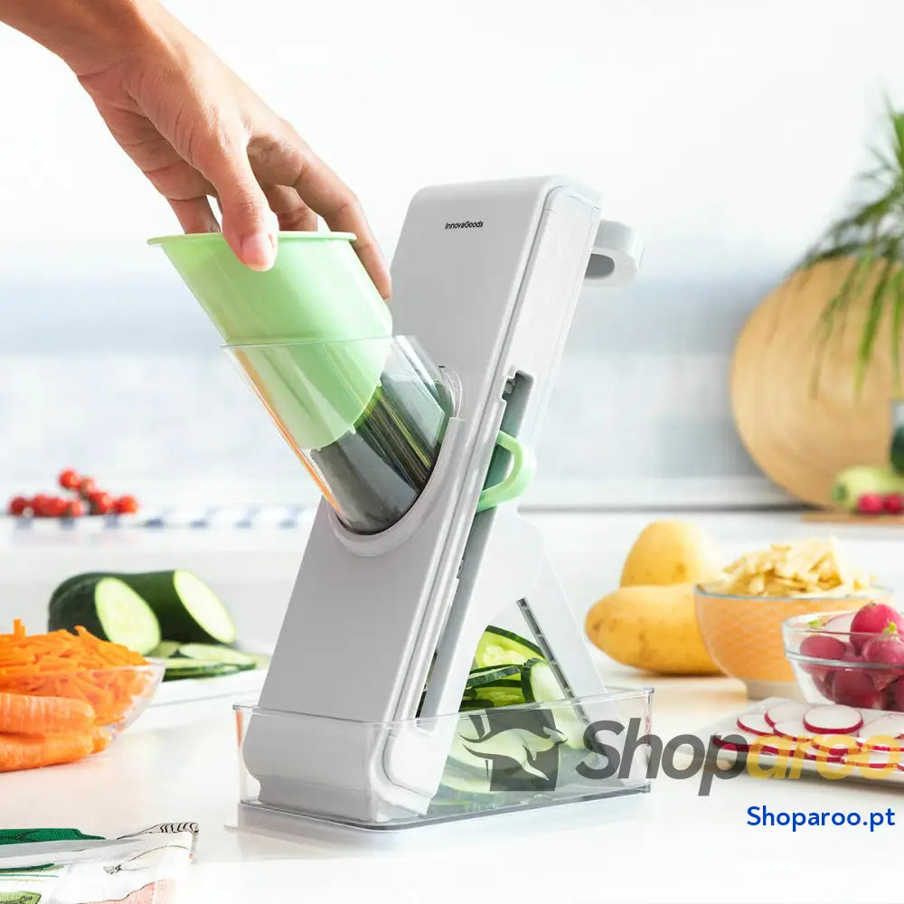 Mandolina Cortadora de Verduras Dobrável 5 em 1 Slichen InnovaGoods