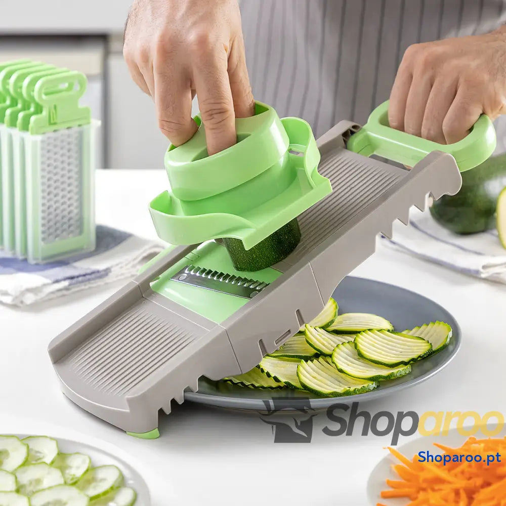 Mandolina-Ralador Dobrável 6 em 1 Choppie InnovaGoods