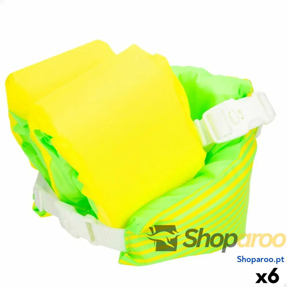 Mangas AquaSport Amarelo Verde 53 x 20 18 cm (6 Unidades)