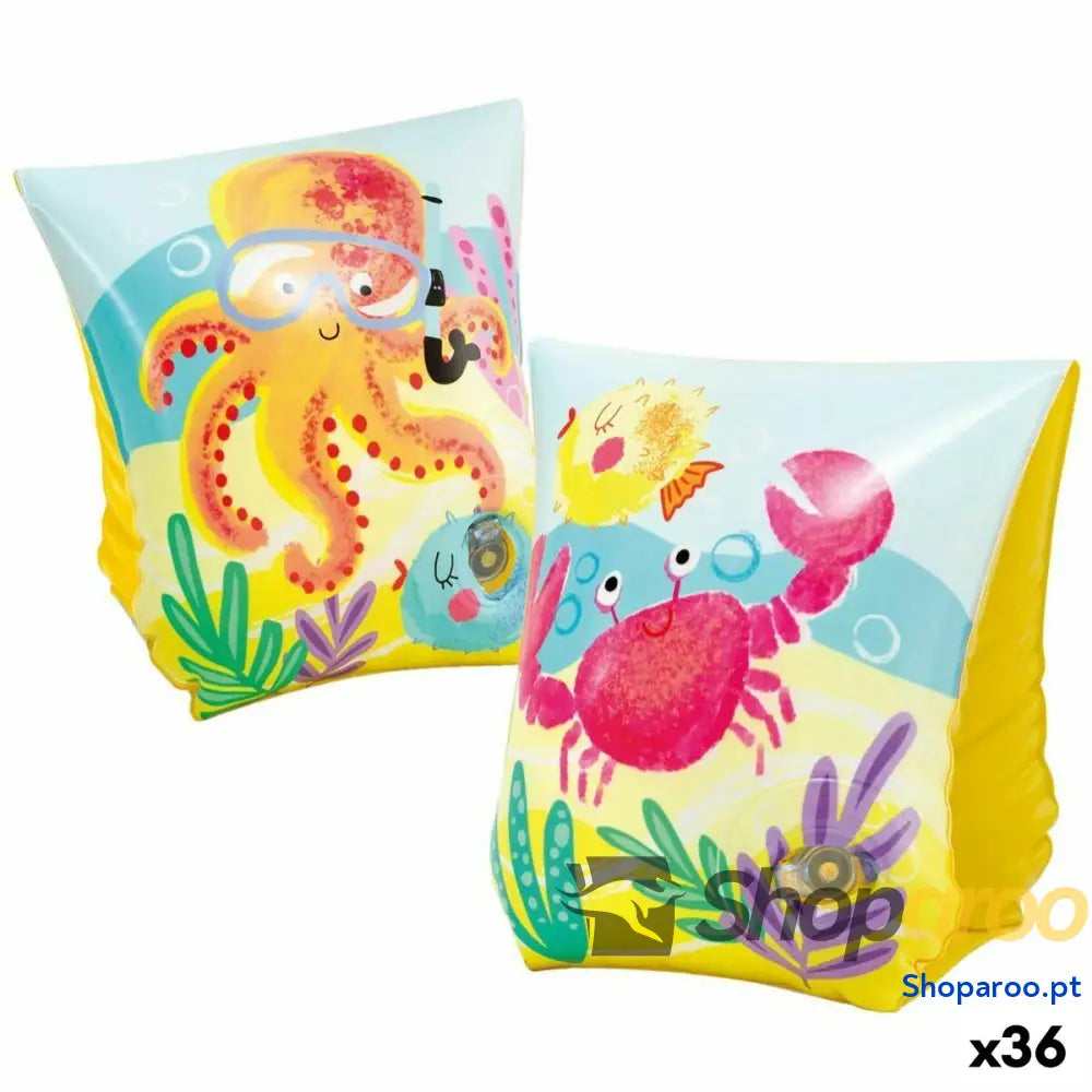 Mangas Intex Sea 23 x 21 15 cm (36 Unidades)