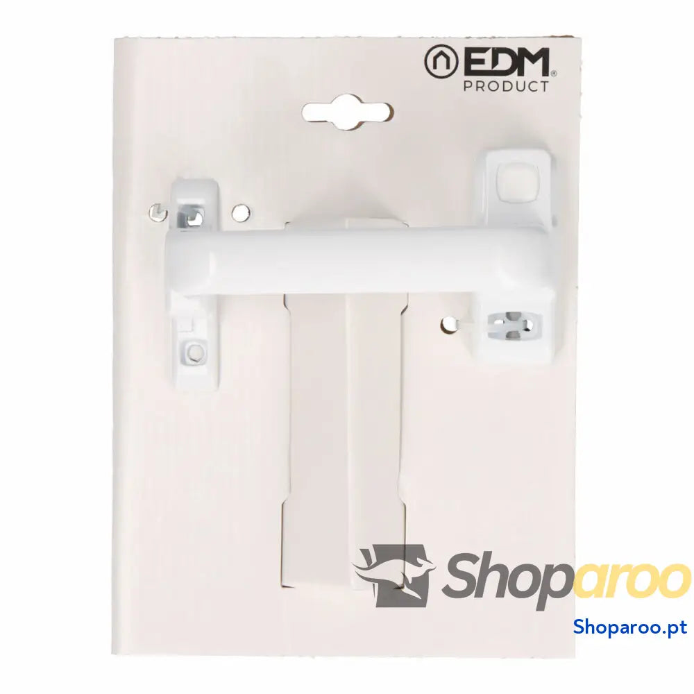 Manivela EDM 85455 6801 Branco Alumínio Direita Fecho de pressão