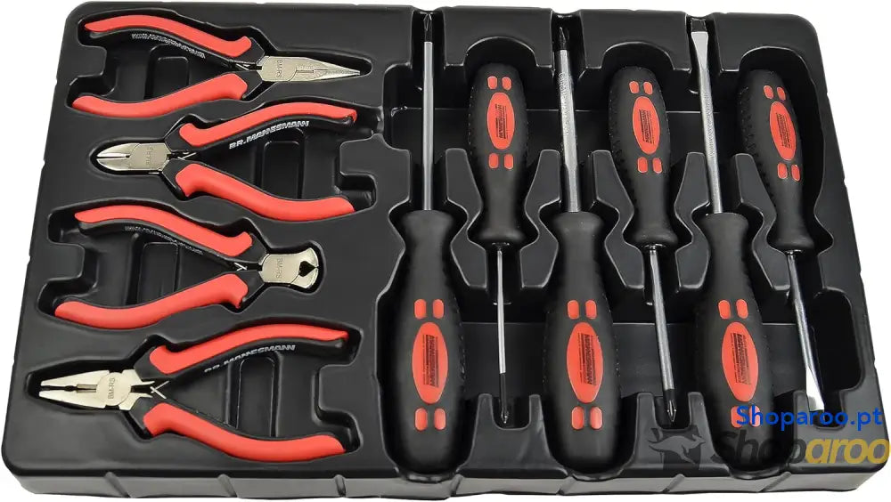 Mannesmann M29066 Caixa de ferramentas equipada com 155 peças