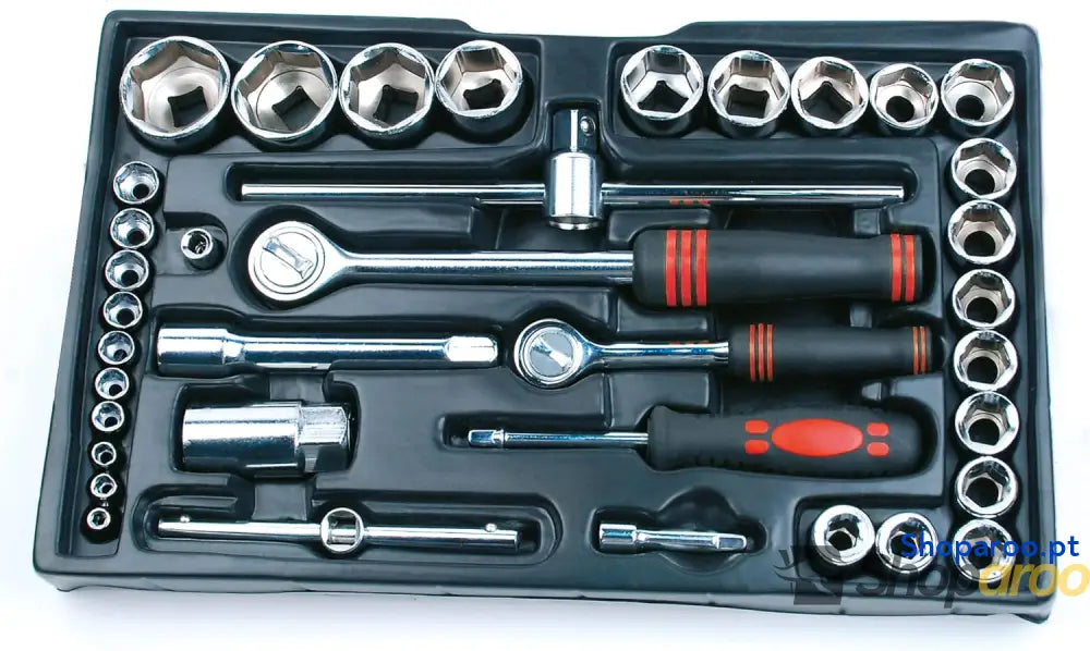 Mannesmann M29066 Caixa de ferramentas equipada com 155 peças