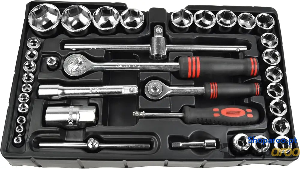 Mannesmann M29066 Caixa de ferramentas equipada com 155 peças