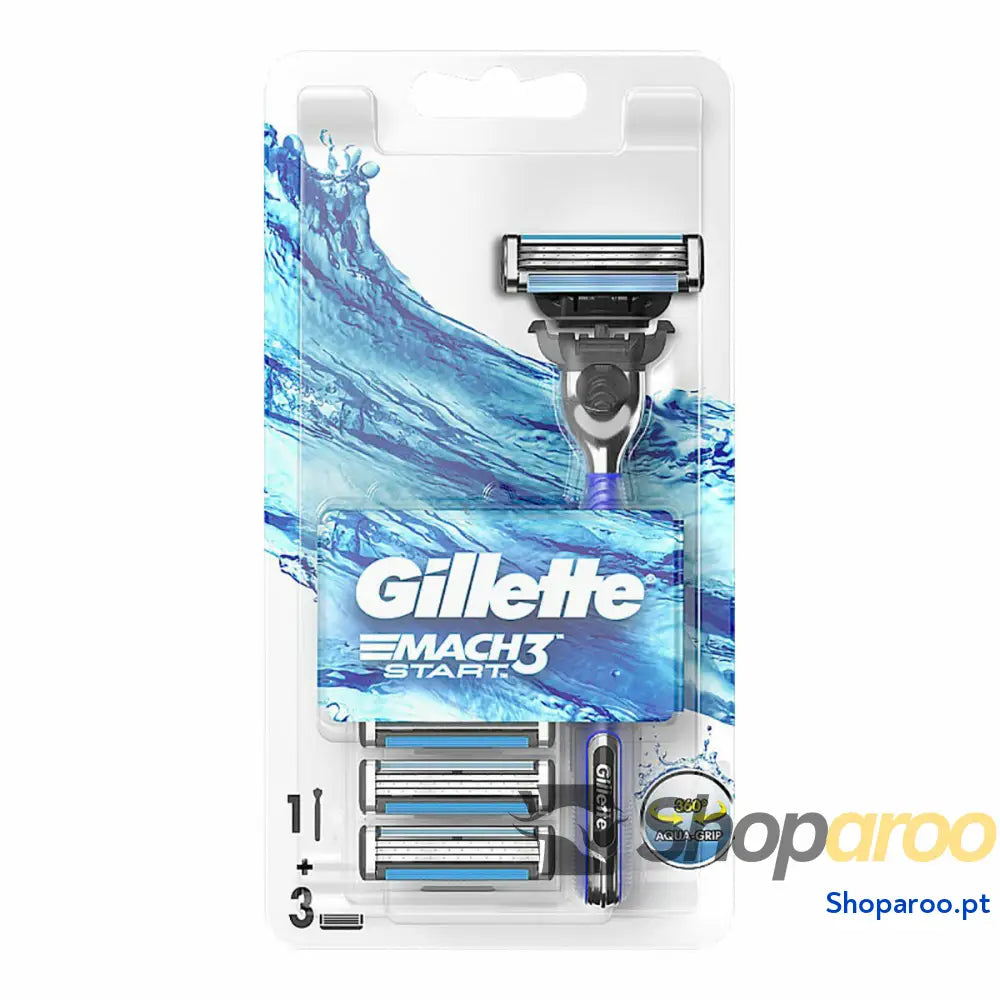 Máquina de Barbear Manual Gillette Mach3 Start