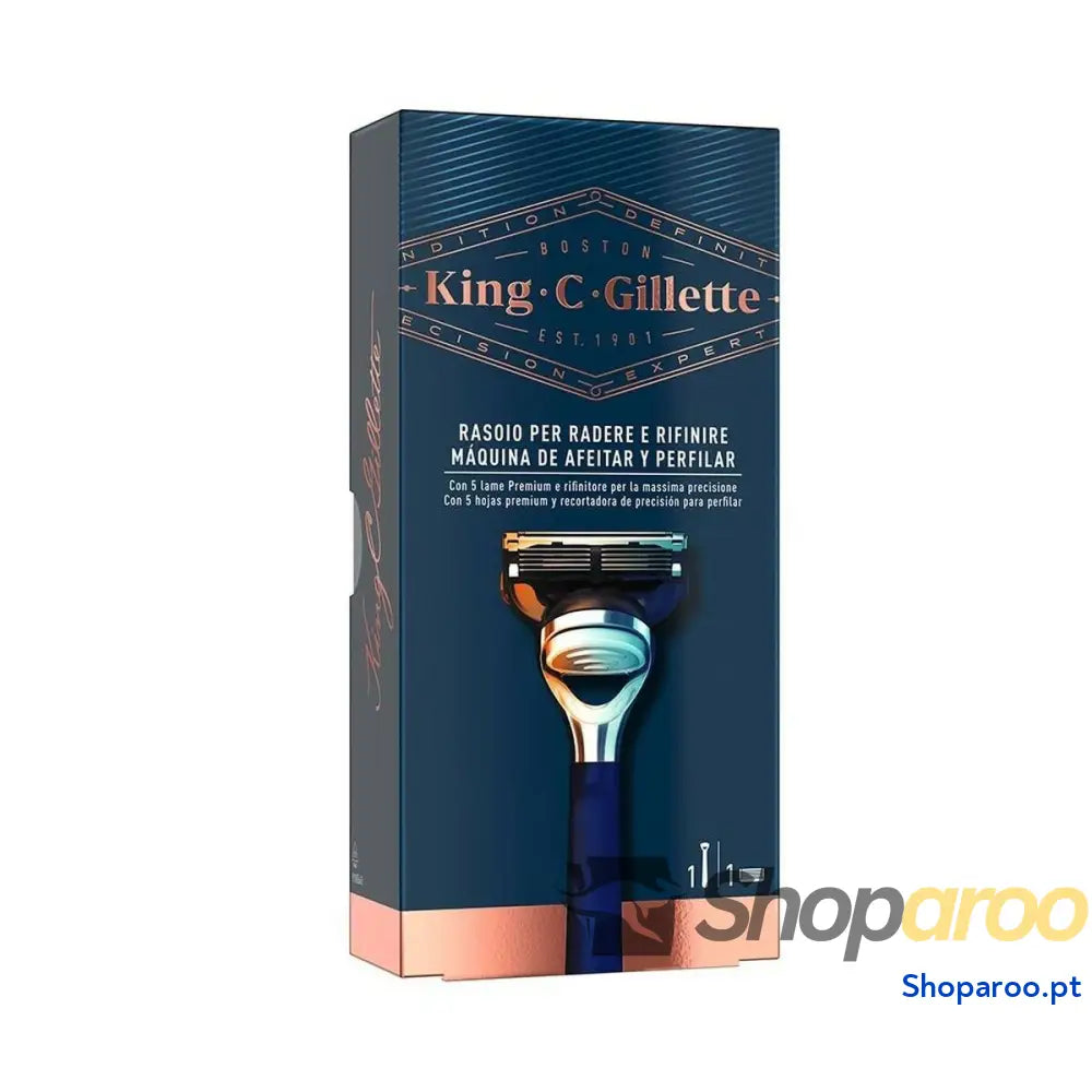 Máquina de Barbear Manual King C Gillette Gillette King Azul