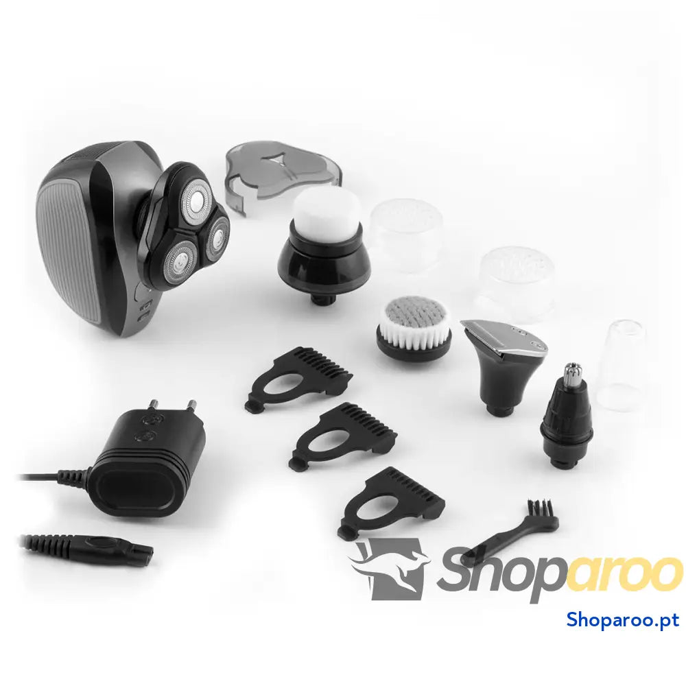 Máquina de Barbear Recarregável Ergonómica Multifunções 5 em 1 Shavestyler InnovaGoods