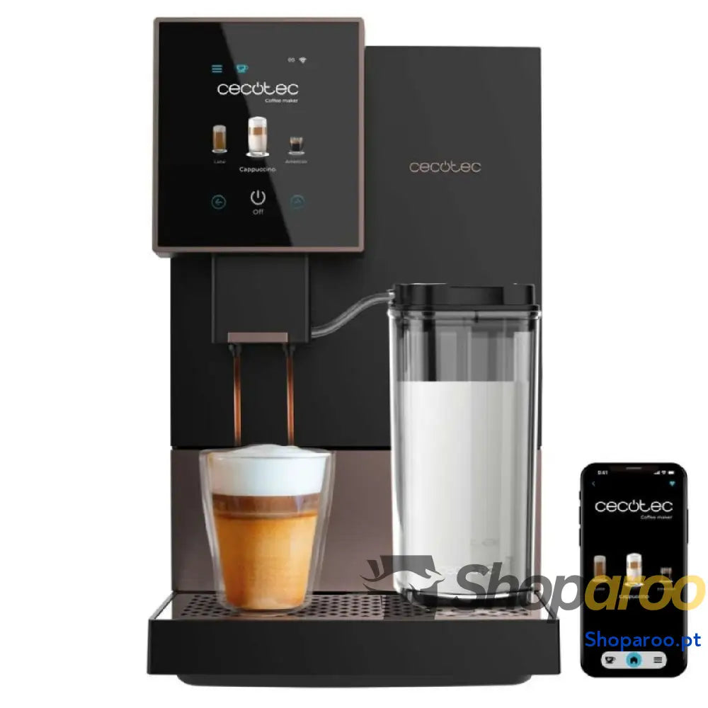 Máquina de Café Superautomática Cecotec Cremmaet Compactccino Connected 1350 W Preto 19 bar 1,2 L