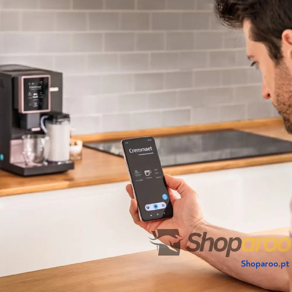 Máquina de Café Superautomática Cecotec Cremmaet Compactccino Connected 1350 W Preto 19 bar 1,2 L
