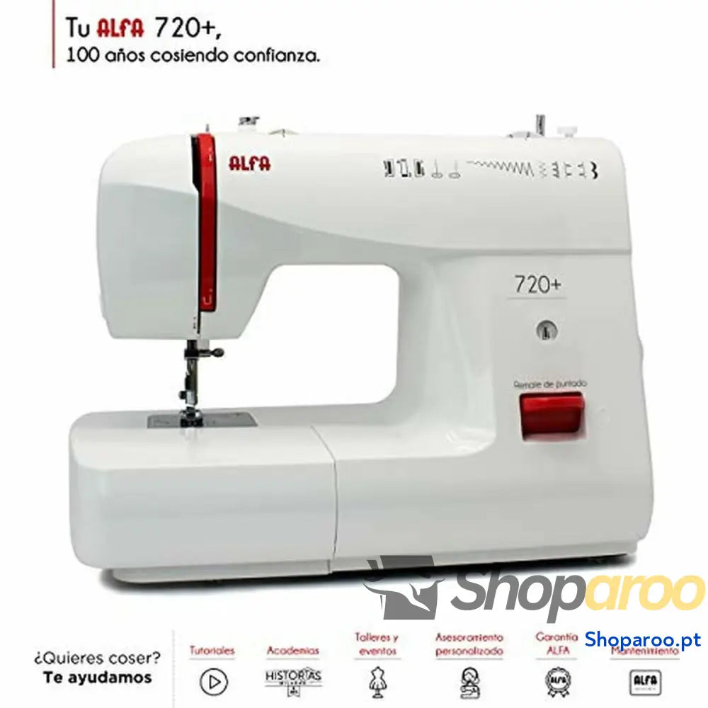Máquina de Costura Alfa 720 + 9