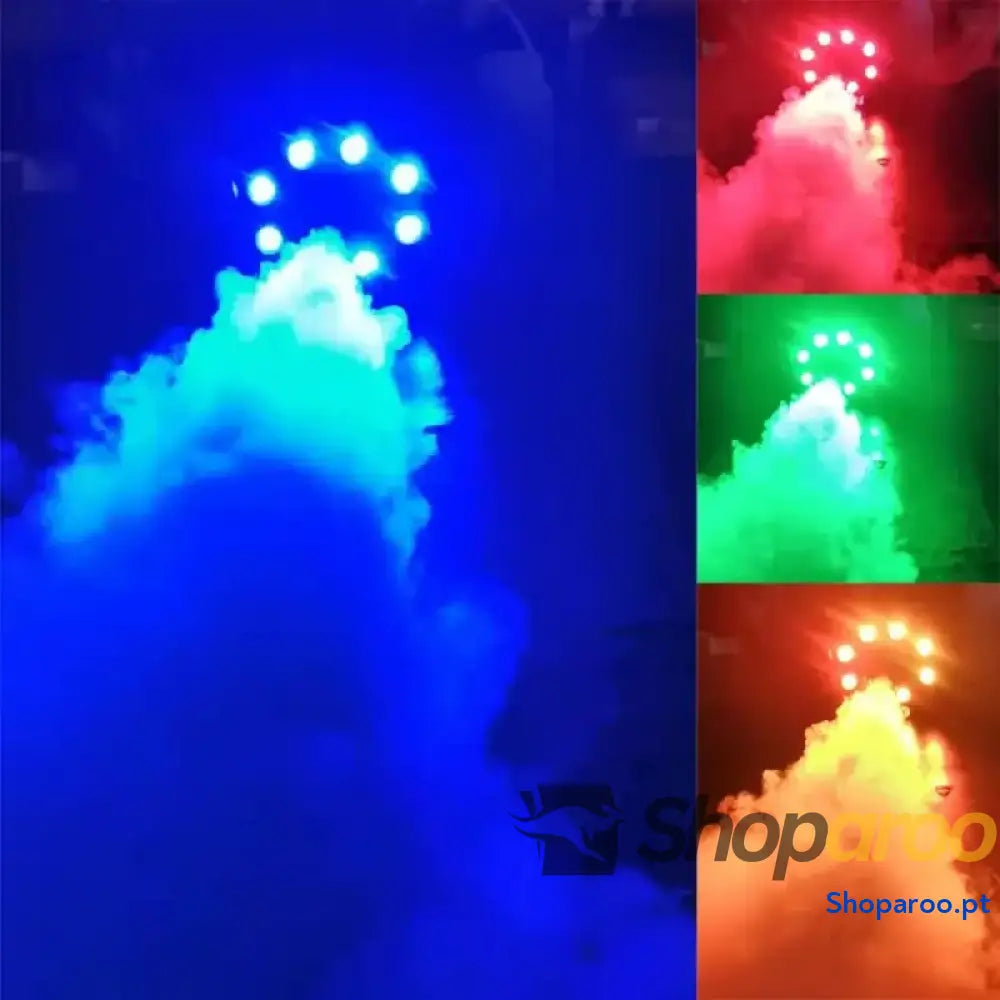 Máquina de fumo colorido RGB para palco e festas