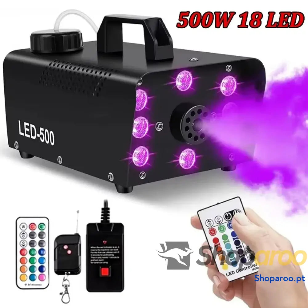 Máquina de fumo colorido RGB para palco e festas
