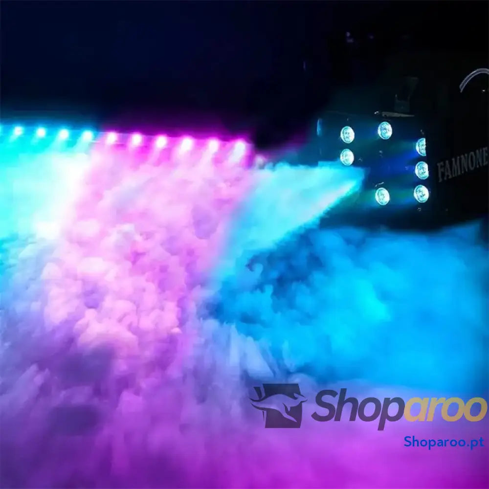 Máquina de fumo colorido RGB para palco e festas