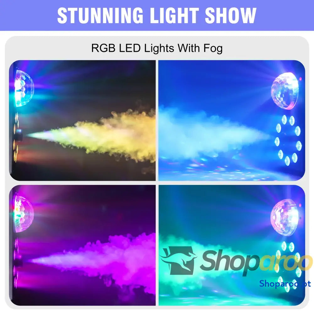 Máquina de fumo Nevoeiro Datewink 700W com LEDs RGB para festas
