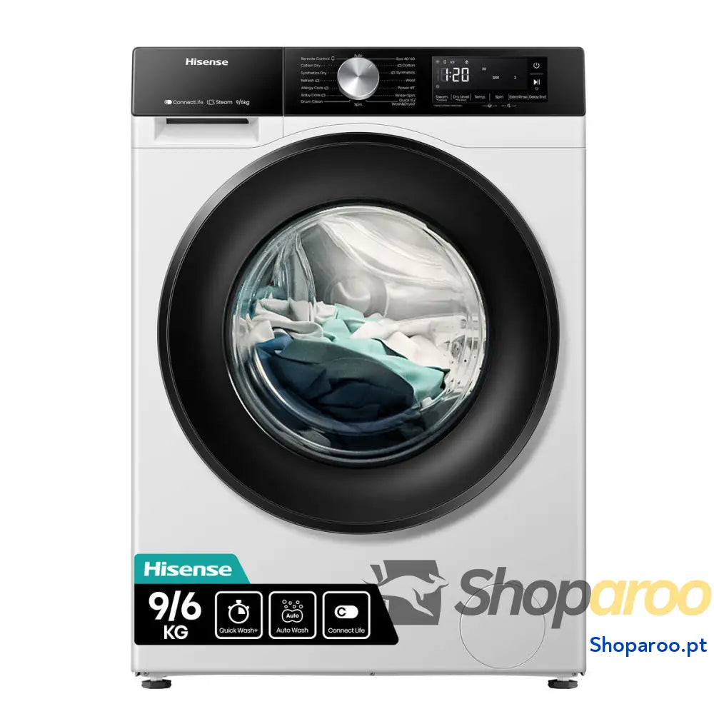 Máquina de lavar e secar Hisense WD3S9043BW3 1400 rpm 9 kg