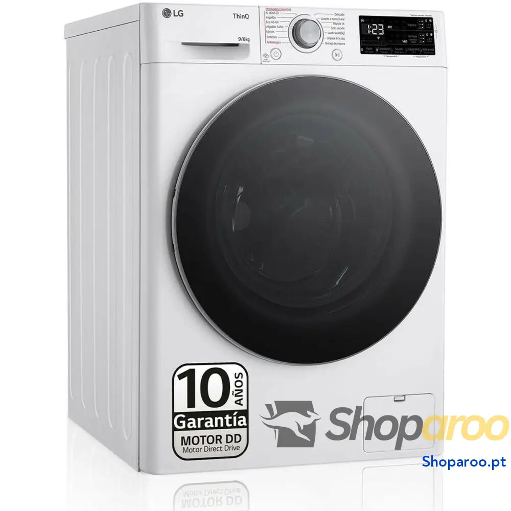 Máquina de lavar e secar LG F4DR5509A0W