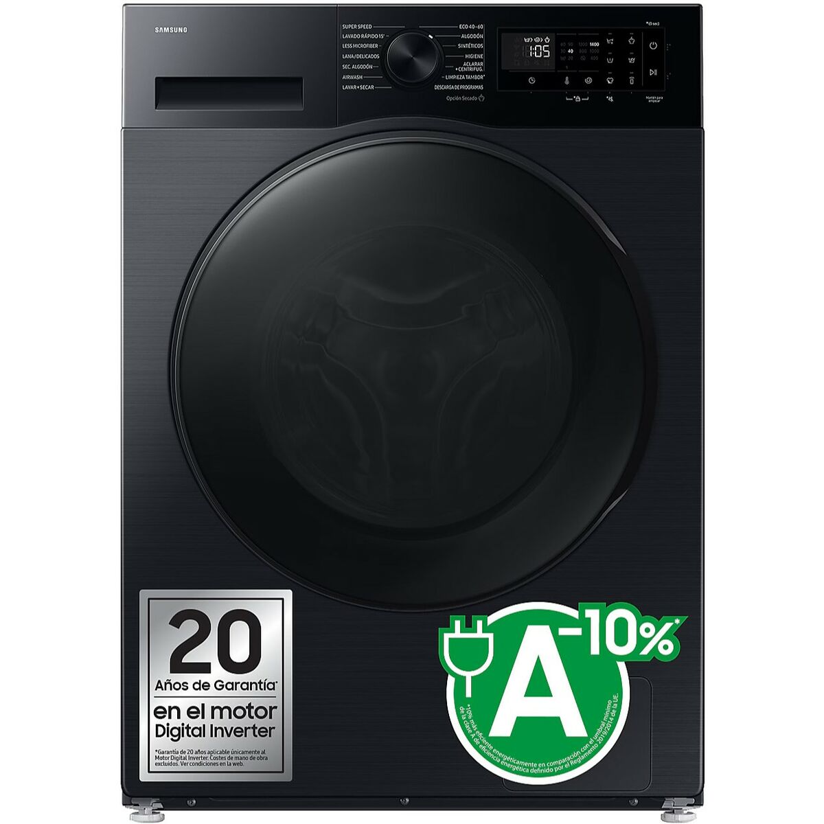Máquina de lavar e secar Samsung WD90DG5G34BBEC 1400 rpm 9kg / 6kg