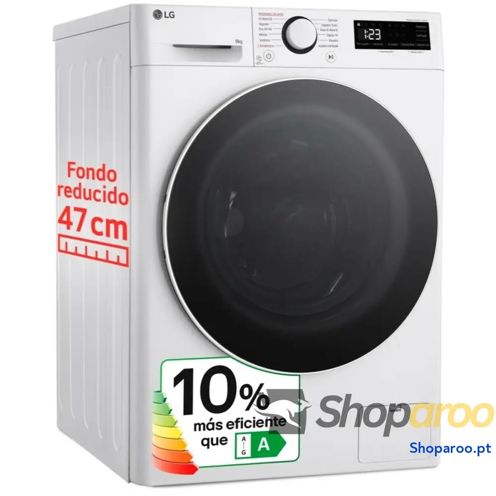 Máquina de lavar LG F2WR5S09A0W 60 cm 1200 rpm 9 kg