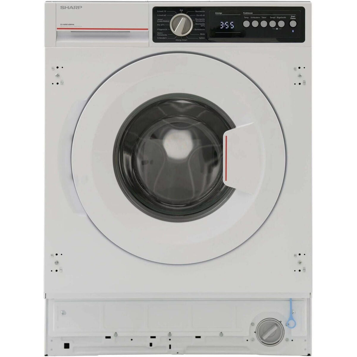 Máquina de lavar Sharp ESNIB814BWNAES 8 kg