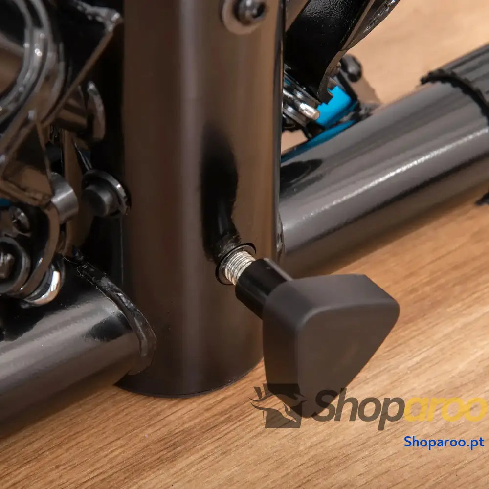 Máquina de Step Fitness com Guiador Ajustável em Altura Tela LCD Bandas Elásticas Pedais Antiderrapantes Equipamento