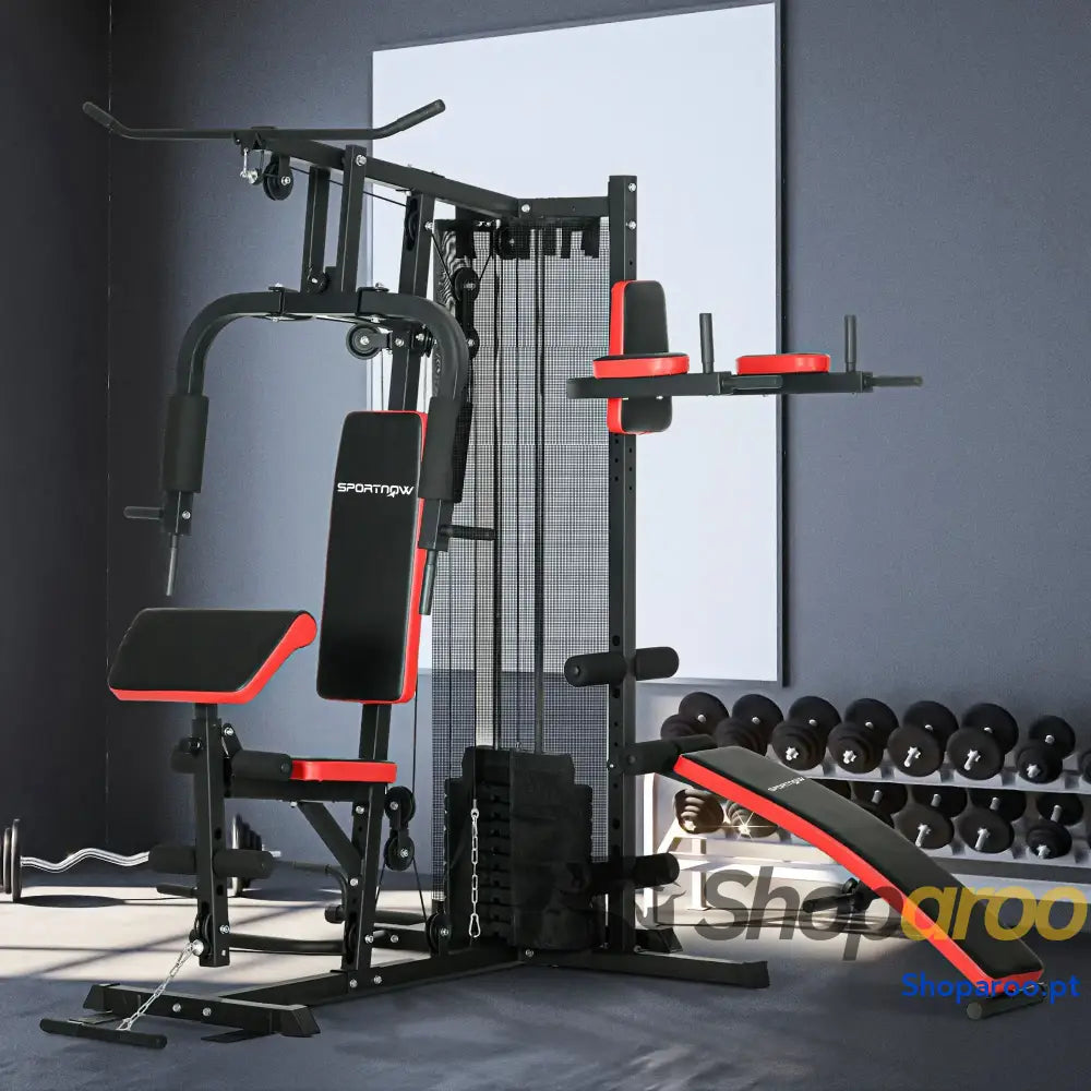 Máquina Multi Estação Ajustável para Musculação e Treino Completo em Casa
