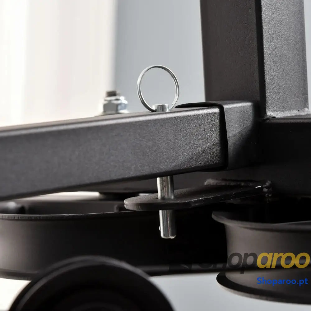 Máquina Multi Estação de Musculação com Estribo para Pernas e Placas Peso 45kg Treinamento Fitness em Casa Academia