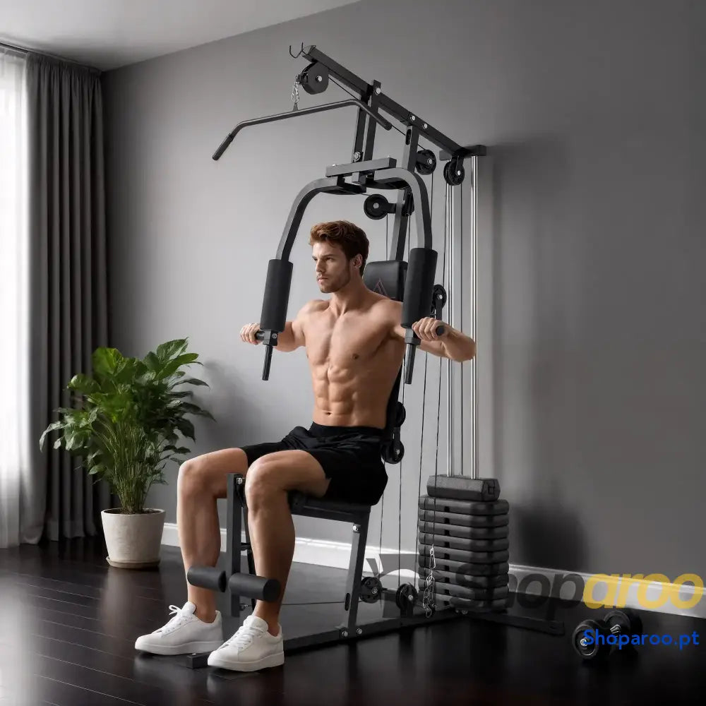 Máquina Multi Estação de Musculação para Treino Completo em Casa