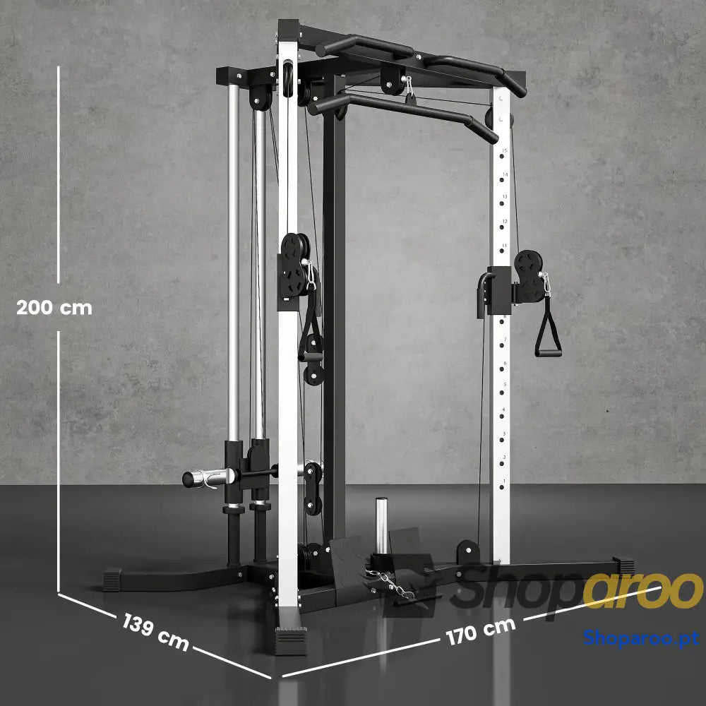 Máquina de Musculação Multi Estação para Ombros e Braços 120 kg