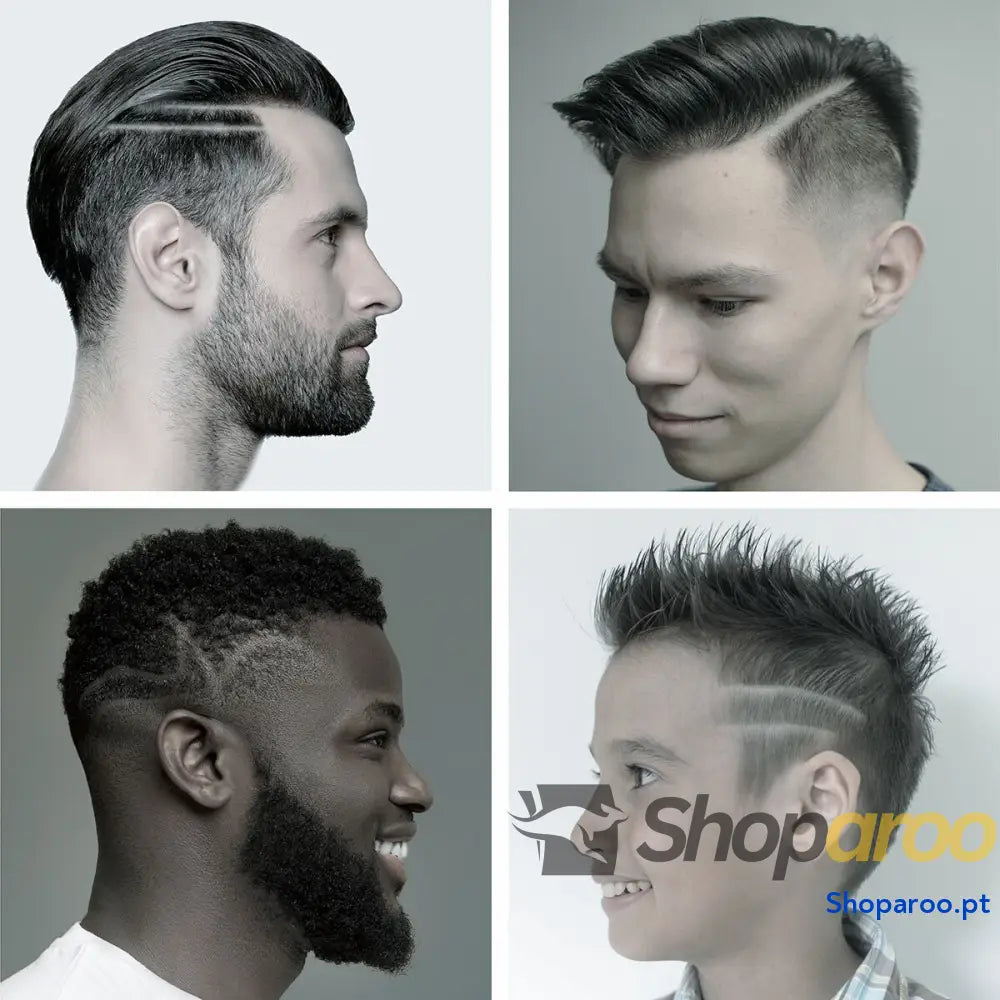 Máquina Profissional para Cortar Cabelo Recarregável com Acessórios Triher InnovaGoods