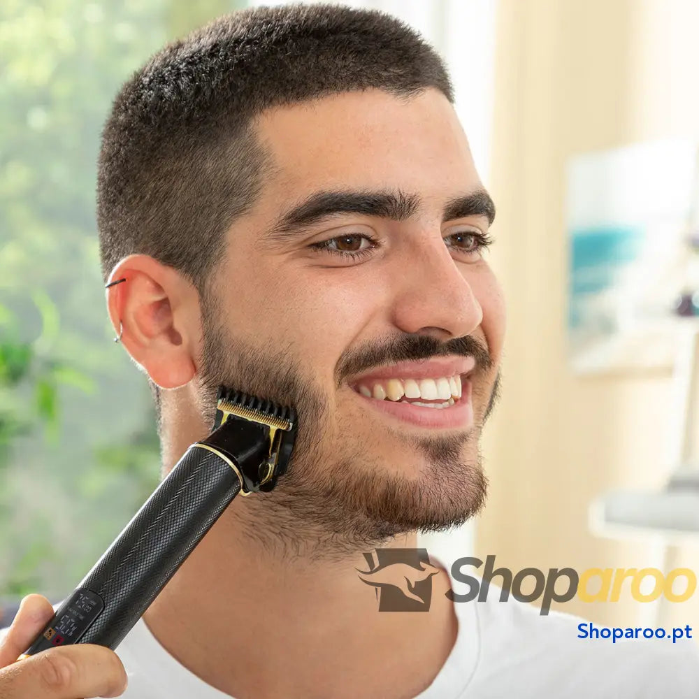 Máquina Profissional para Cortar Cabelo Recarregável com Acessórios Triher InnovaGoods