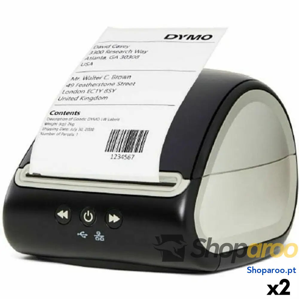 Máquina Rotuladora Elétrica Dymo Labelwriter 5XL 2 Unidades