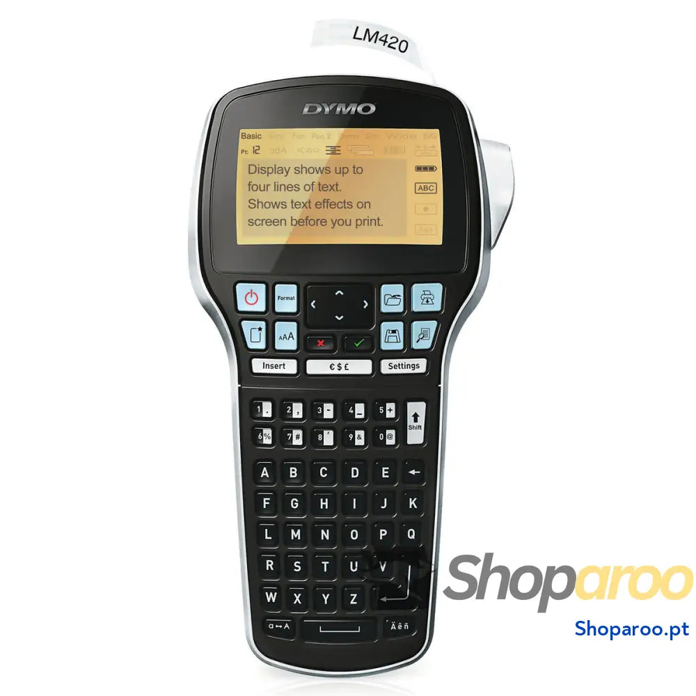 Máquina Rotuladora Elétrica Portátil Dymo LabelManager™ 420P ABC Kitcase