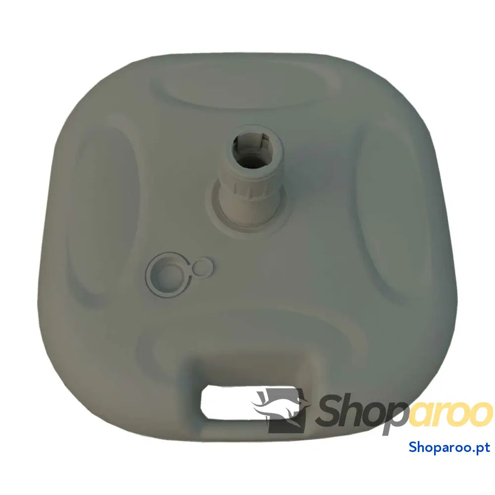 Marbueno Base Sombrilla Plástico 45x45x14 cm 20L Branco Jardim, Piscina, Terraço