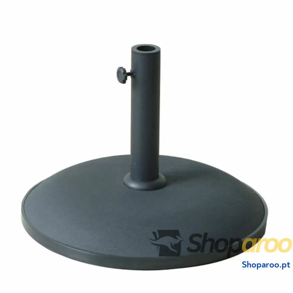 Marbueno Base Sombrilla Redonda 50x37 cm 25KG Preto Jardim, Piscina e Terraço 10452