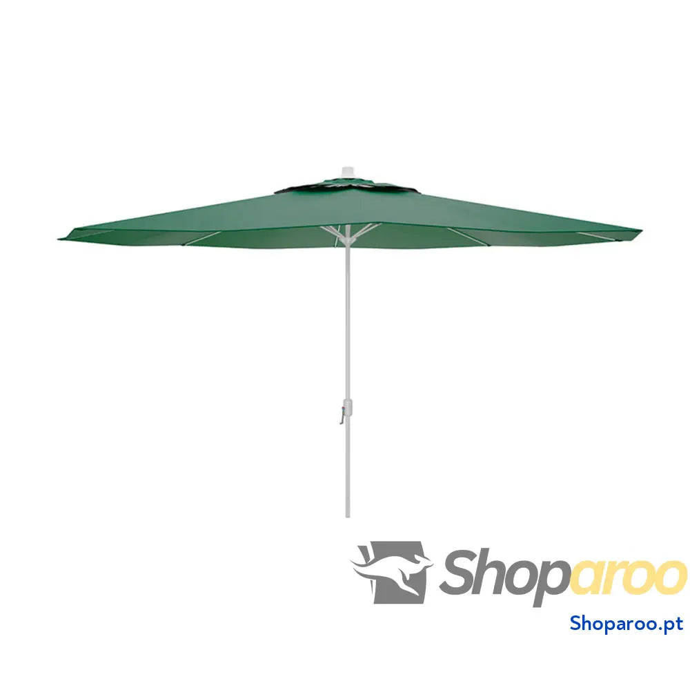 Marbueno Guarda-sol Aço 8 Hastes D270 cm Poliéster Verde Jardim, Piscina e Terraço 10188