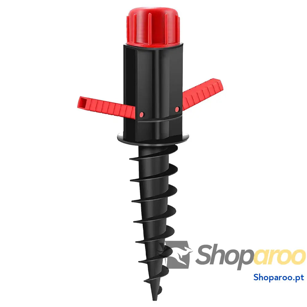 Marbueno Pincho Parasol Plástico Preto 37x6x6 cm Praia e Jardim 10505