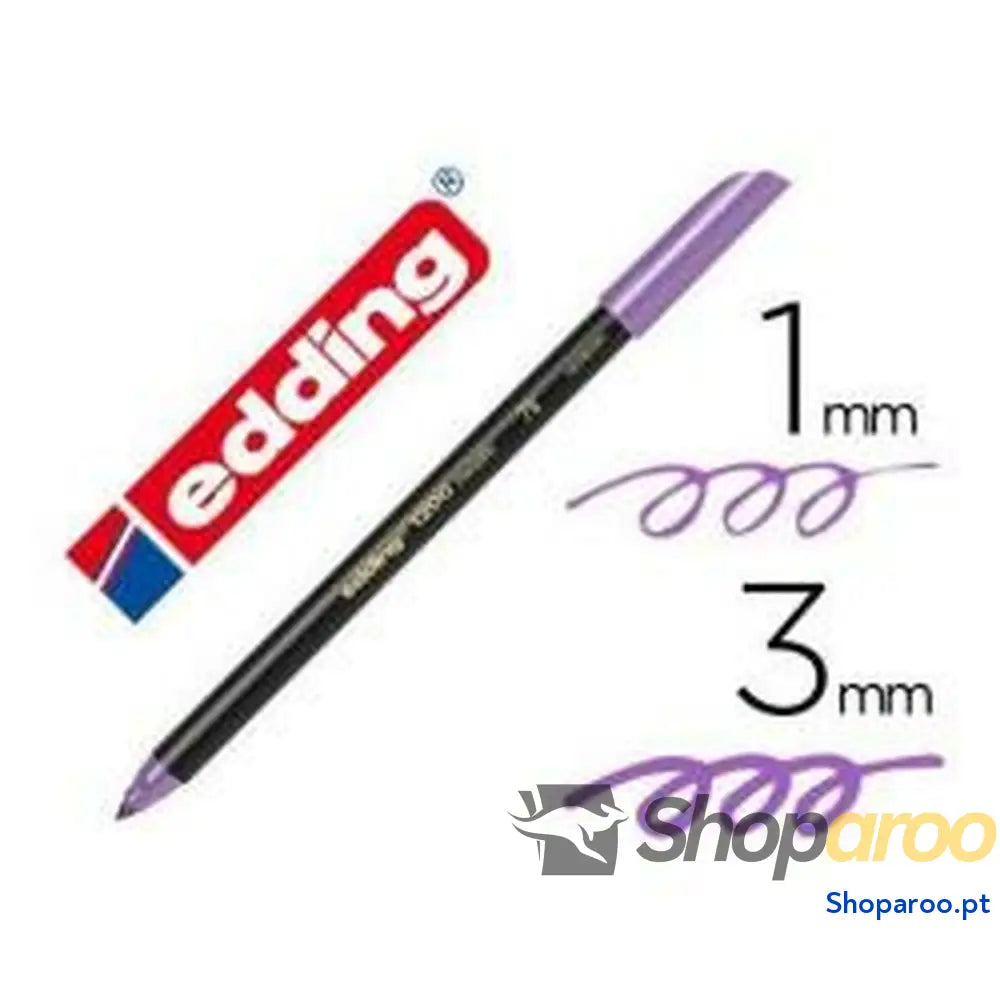 Marcador Edding 1200-78 Violeta (10 Unidades)