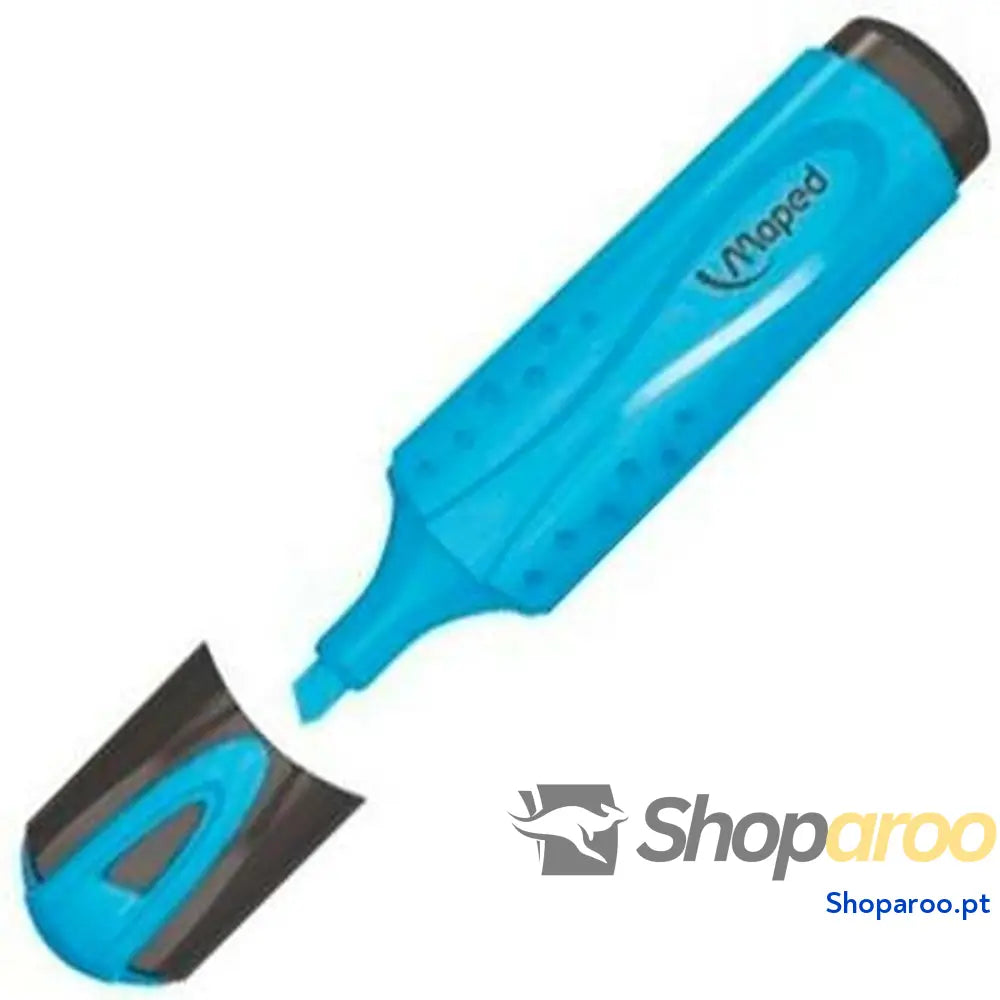 Marcador Fluorescente Maped Peps Classic Azul (12 Unidades)